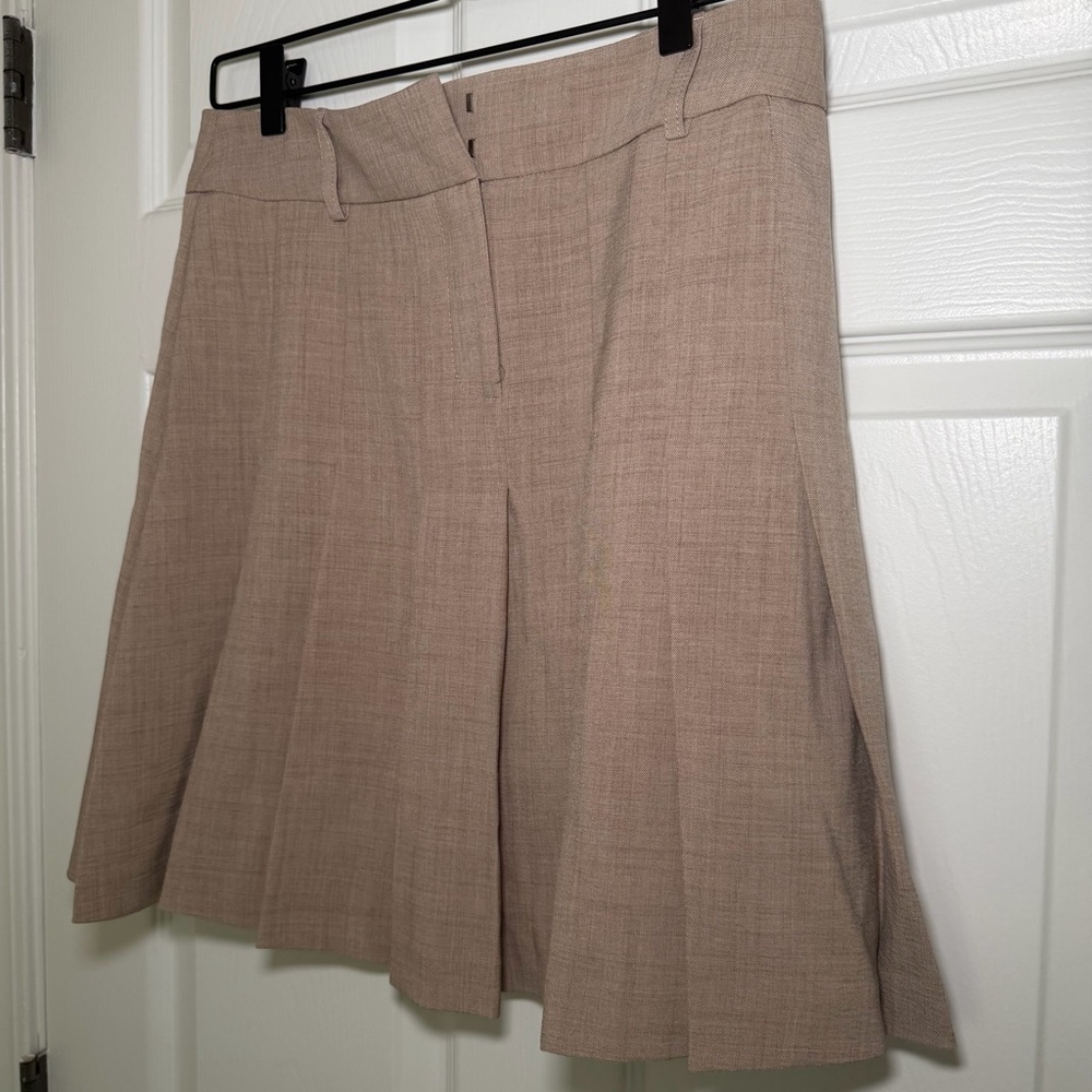 Tahari ASL Classic Brown A-Line Skirt - Picture 4 of 8